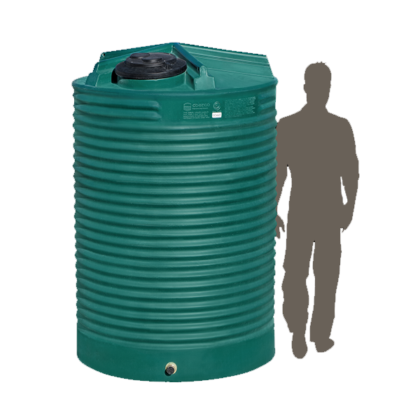 2500 Litre Corrugated Industrial  Tank
