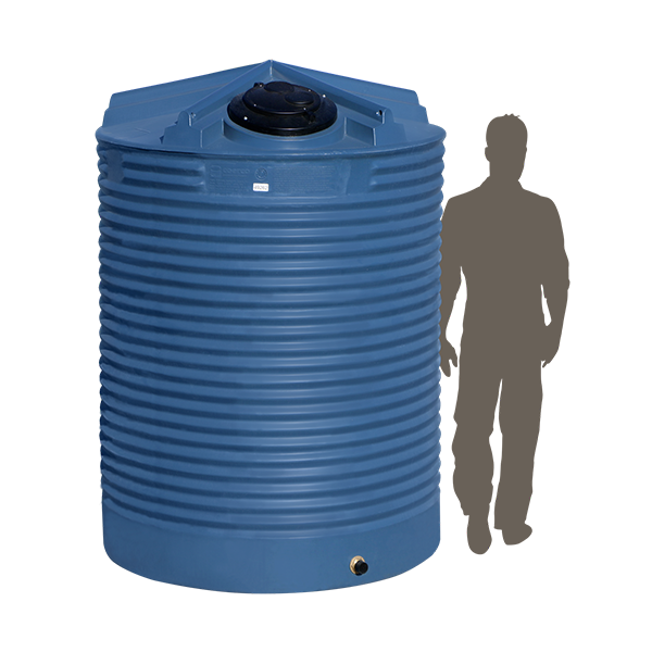 3500 Litre Corrugated Industrial Tank